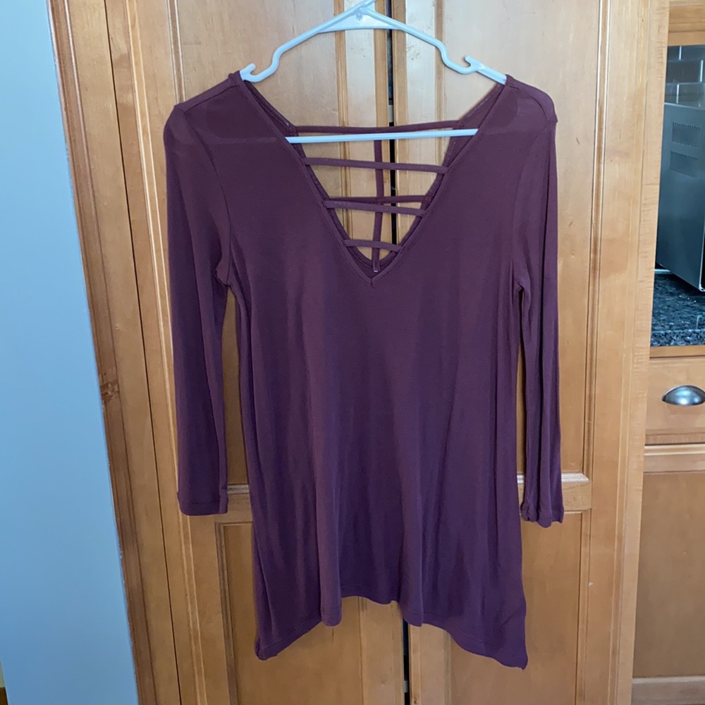 Strappy 3/4 Sleeve Top
